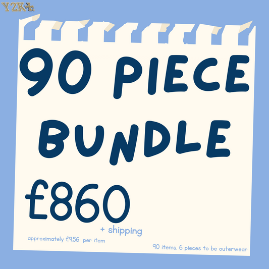90 pieceY2K / 90's wholesale bundle
